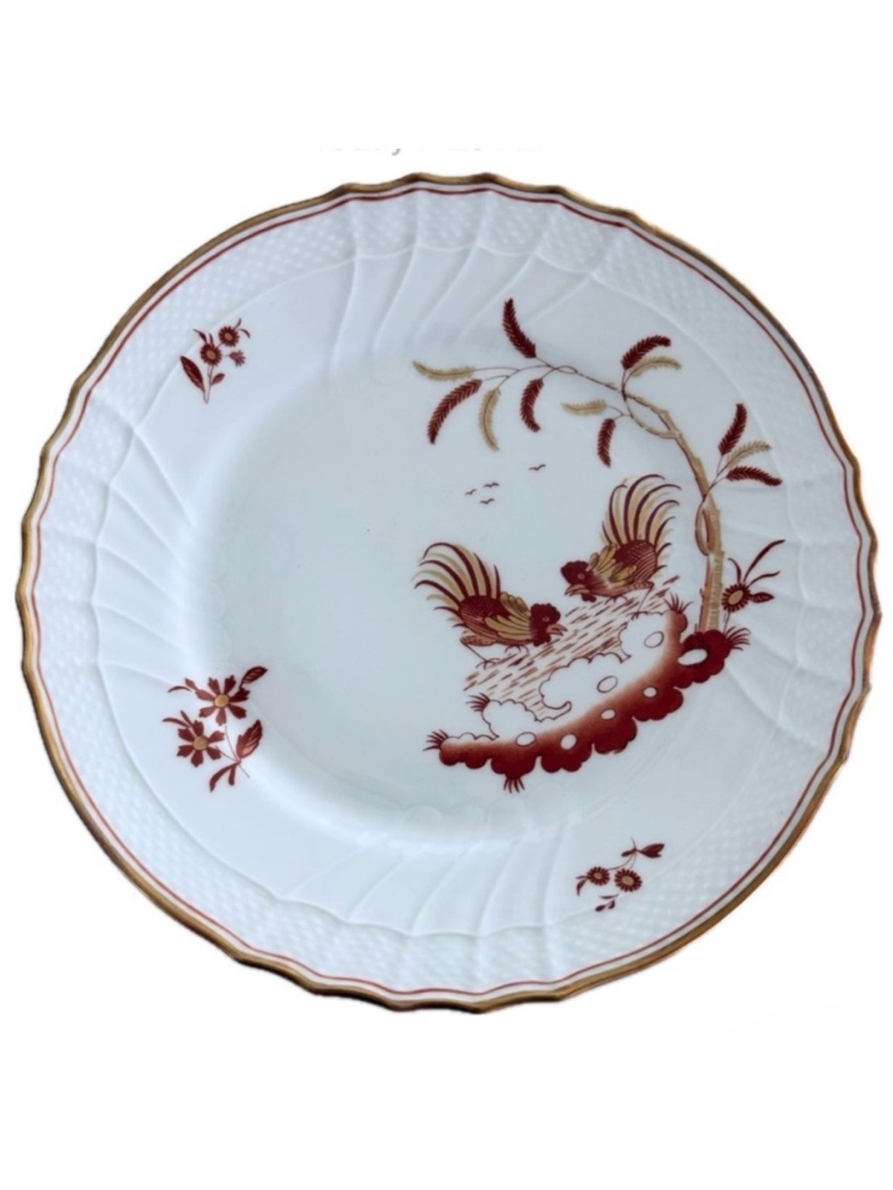 Richard Ginori Siena Rust Galli Rossi Vecchio Ginori Salad Plate 7¾” Italy Made